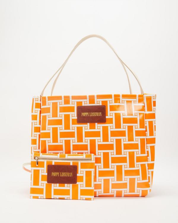 Poppy Lissiman - Polanco Tote - Beach Bags (Orange Weave) Polanco Tote