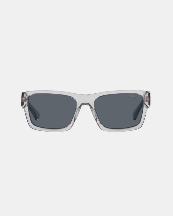 Prada - 0PR 25ZS - Sunglasses (Crystal Grey) 0PR 25ZS