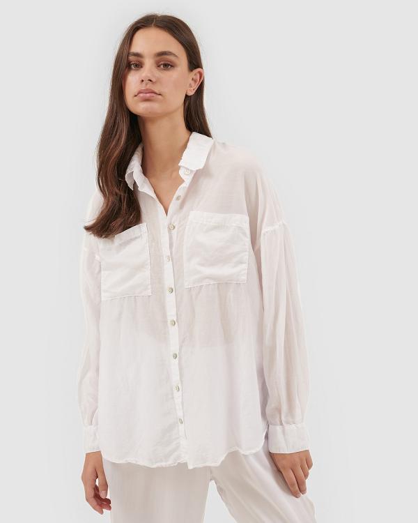 Primness - Poco Shirt - Tops (White) Poco Shirt