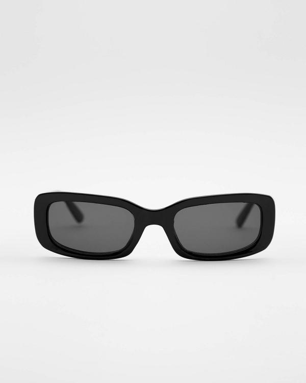 Pull&Bear - Black frame Sunglasses - Sunglasses (Black) Black-frame Sunglasses