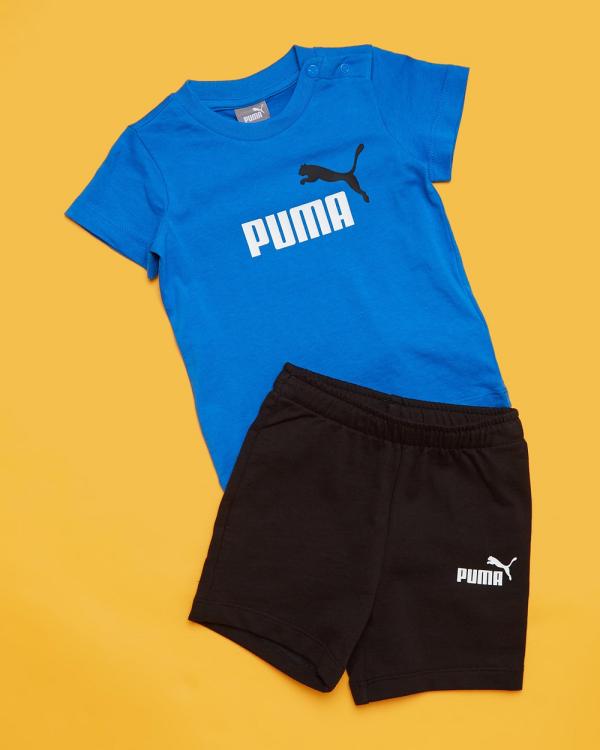 Puma - Shorts Jersey Set   Kids Teens - 2 Piece (Racing Blue) Shorts Jersey Set - Kids-Teens