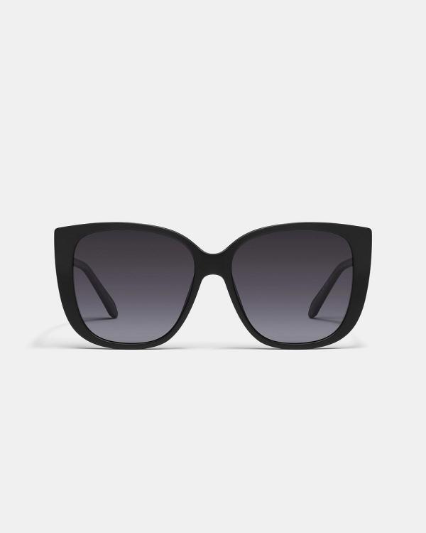 Quay Australia - Ever After - Square (Matte Black & Smoke Polarized Lens) Ever After