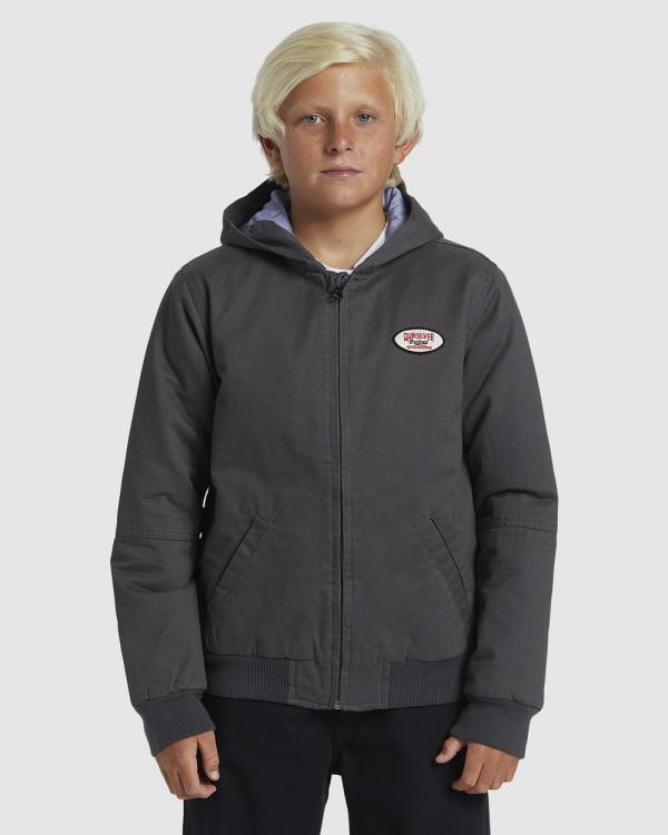 Quiksilver - Lets Go To School Youth - Coats & Jackets (IRON GATE) Lets Go To School Youth