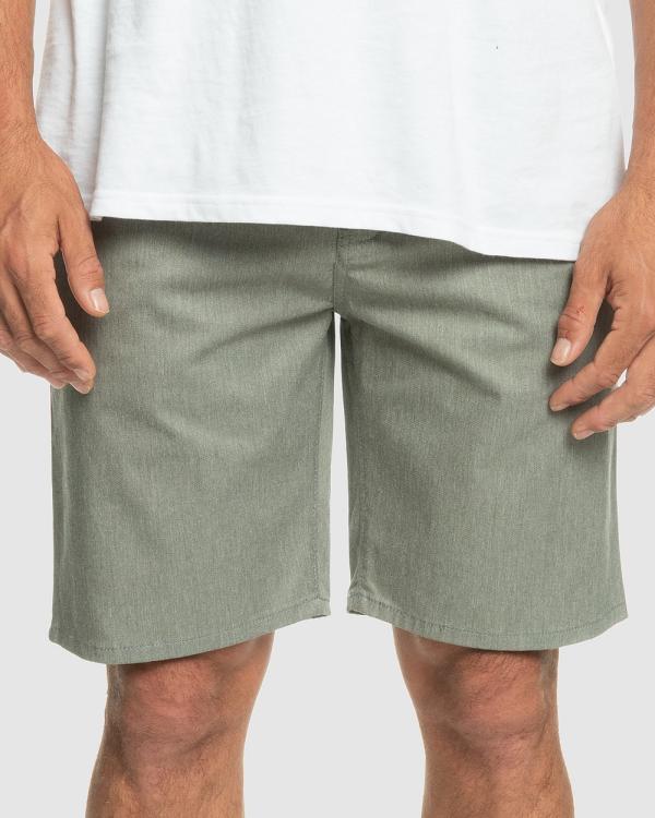 Quiksilver - Mens Everyday Union Stretch Chino Shorts - Chino Shorts (LIGHT GREY HEATHER) Mens Everyday Union Stretch Chino Shorts