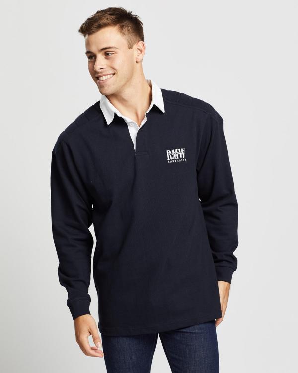 R.M.Williams - R.M.W. Classic Rugby Polo - Clothing (Navy) R.M.W. Classic Rugby Polo