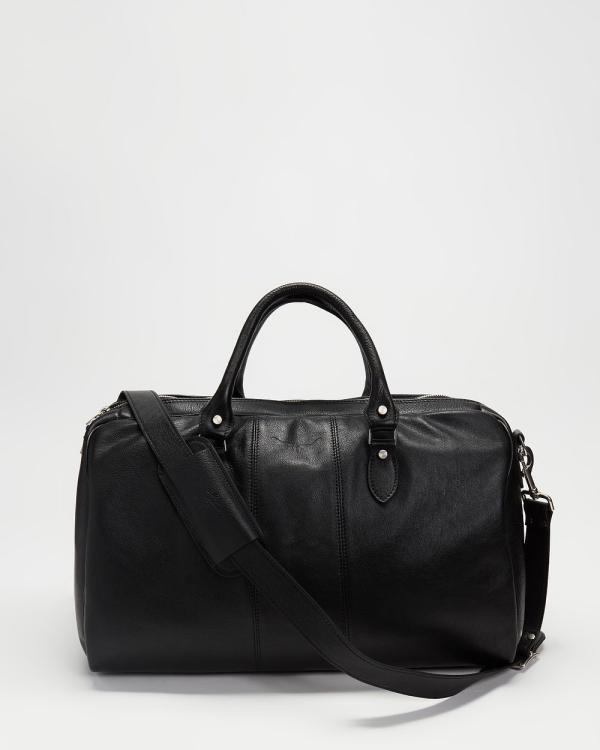 R.M.Williams - Saddler Duffle Bag - Duffle Bags (Black) Saddler Duffle Bag