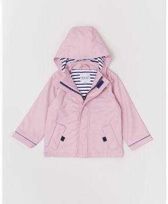 Rainkoat - Stripy Sailor - Coats & Jackets (Blush Pink) Stripy Sailor