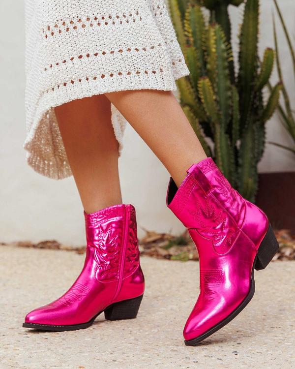 Ravella - Texas - Boots (PINK) Texas