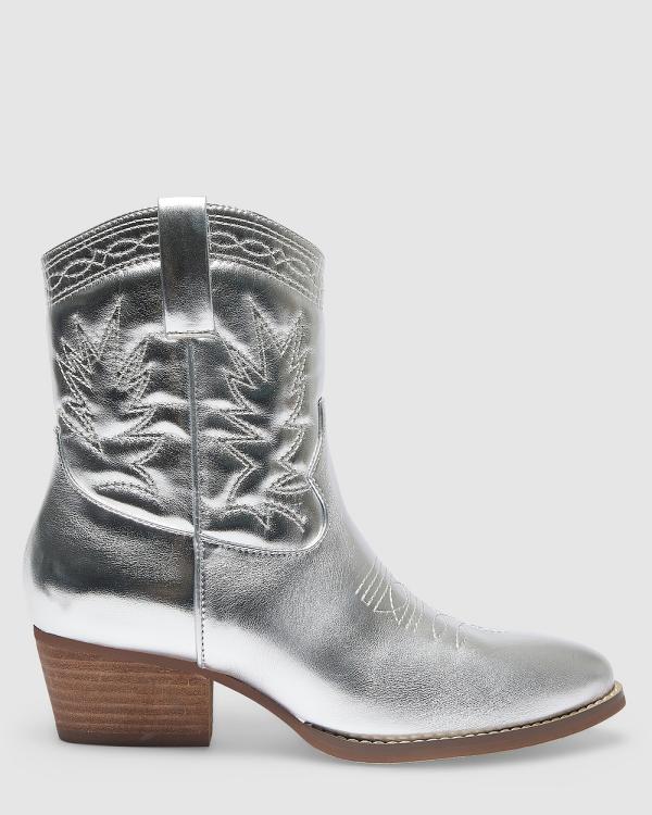 Ravella - Texas - Boots (SILVER) Texas