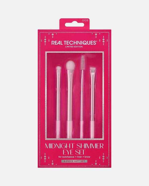 Real Techniques - Midnight Shimmer Brush Set 2023 Holiday - Beauty (N/A) Midnight Shimmer Brush Set 2023 Holiday