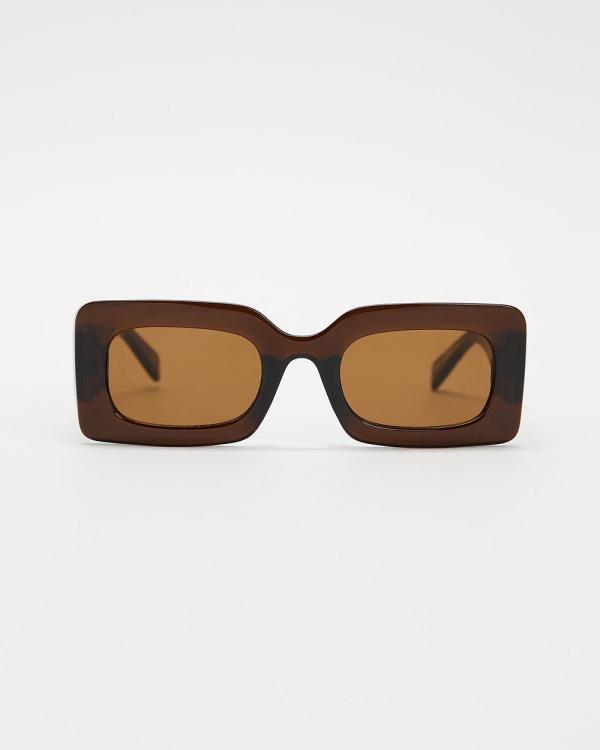 Reality Eyewear - Beat Generation - Sunglasses (Brown) Beat Generation