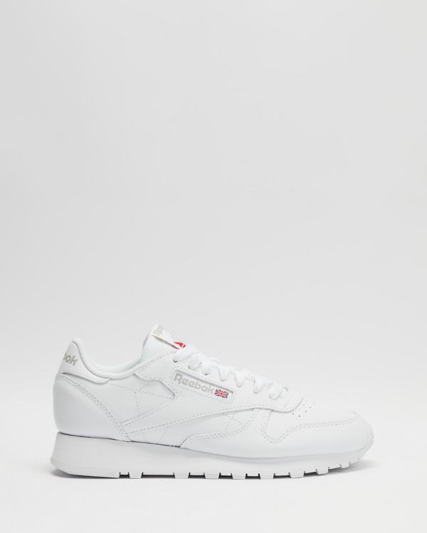 Reebok Classics - Classic Leather   Unisex - Lifestyle Sneakers (Footwear White, Footwear White, Pure Grey) Classic Leather - Unisex