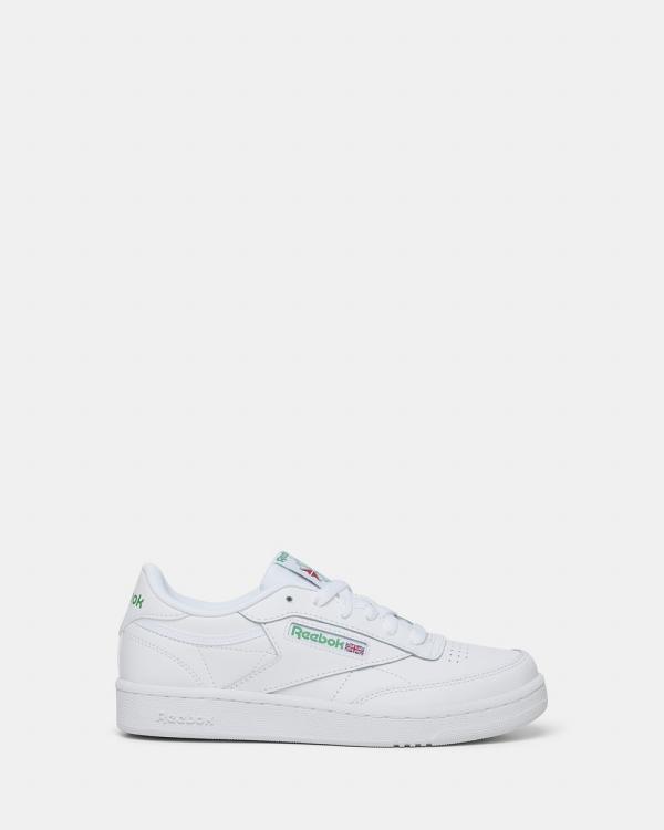 Reebok - Club C - Sneakers (White/Glen Green/Vector Blue) Club C