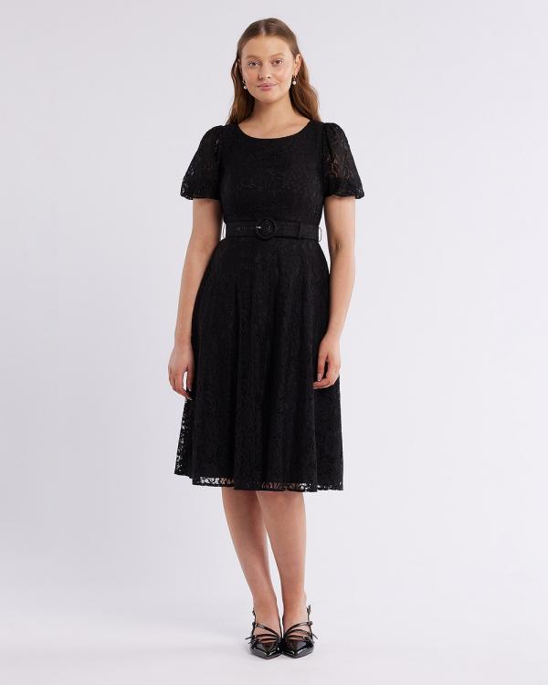 Review - Avette Lace Dress - Dresses (BLACK) Avette Lace Dress