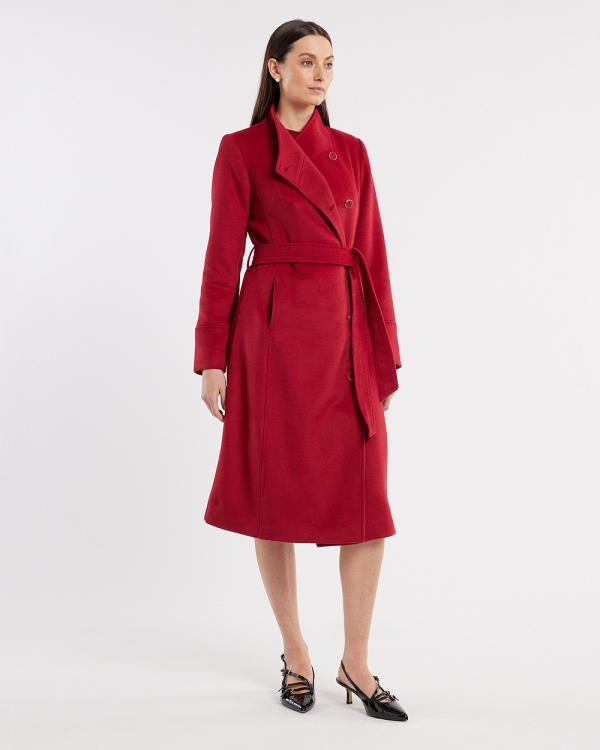 Review - Eleanor Coat - Coats & Jackets (DEEP CHERRY) Eleanor Coat