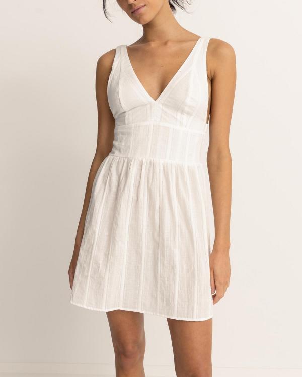 Rhythm - Lana Mini Dress - Dresses (White) Lana Mini Dress