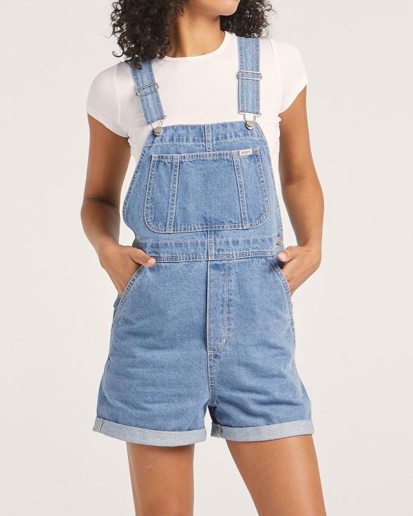 Riders by Lee - 90S Dungaree Short - Jumpsuits & Playsuits (BLUE) 90S Dungaree Short