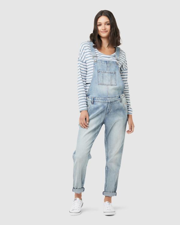 Ripe Maternity - Denim Overalls - Jumpsuits & Playsuits (Blue) Denim Overalls