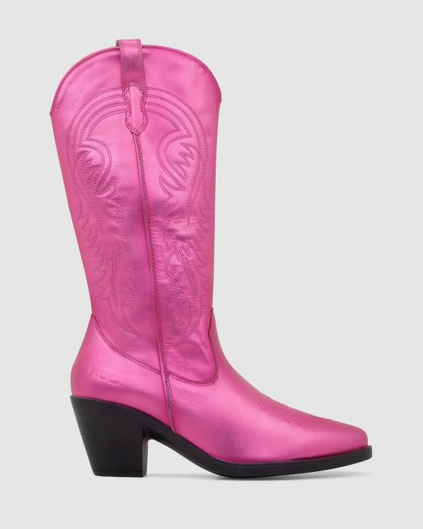 ROC Boots Australia - Gaucho - Mid-low heels (Fuchsia) Gaucho