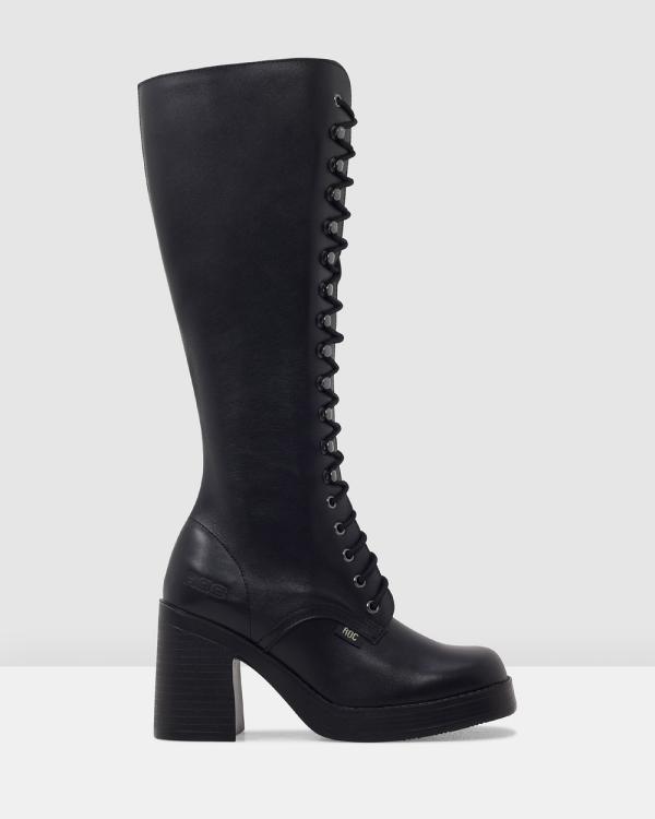 ROC Boots Australia - Indiana - Knee-High Boots (Black) Indiana