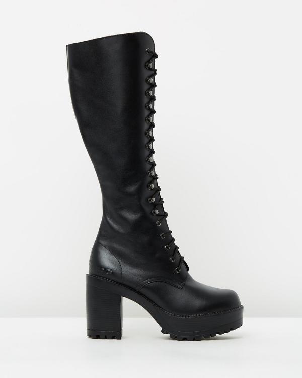 ROC Boots Australia - Lash - Knee-High Boots (Black) Lash