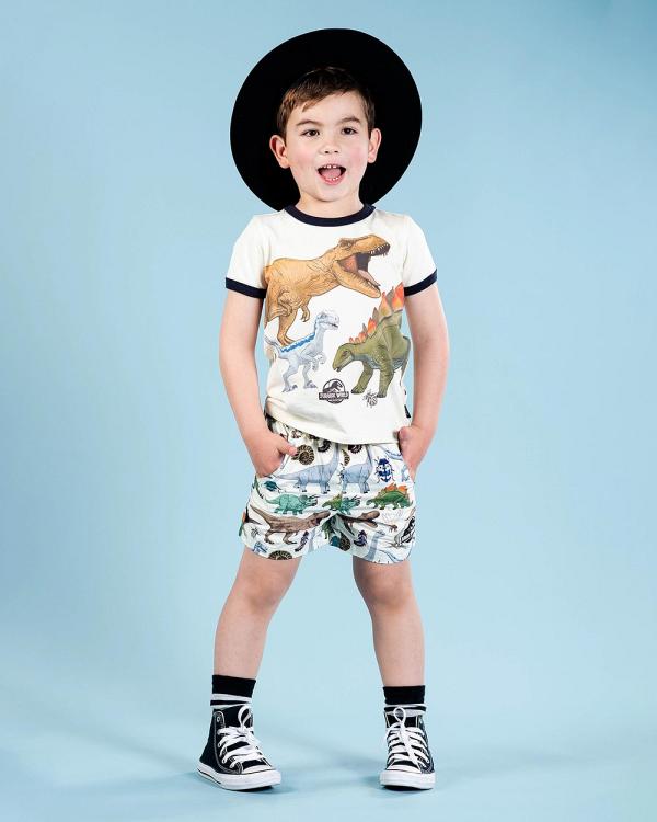 Rock Your Kid - Jurassic Species Shorts   ICONIC EXCLUSIVE   Kids Teens - Shorts (Multi) Jurassic Species Shorts - ICONIC EXCLUSIVE - Kids-Teens