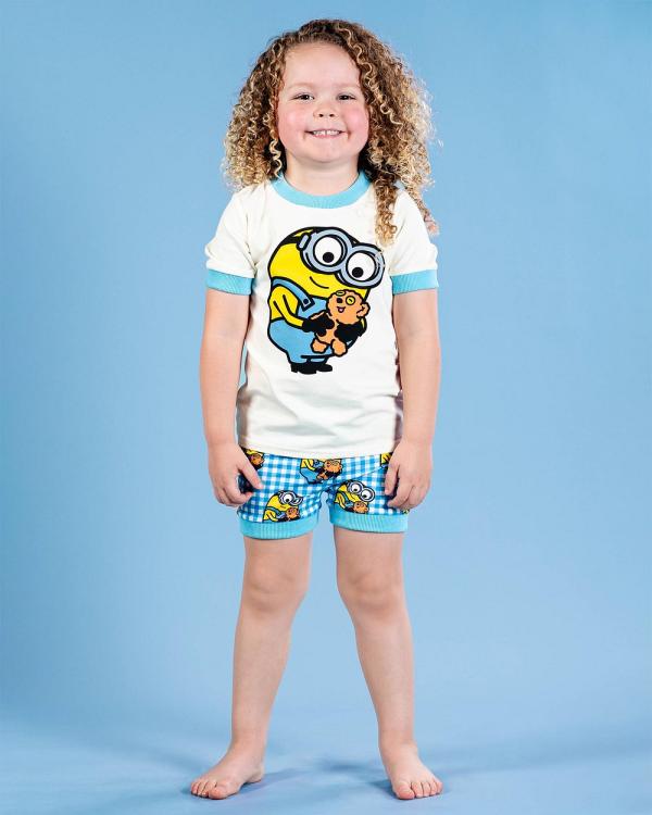 Rock Your Kid - Minions Play PJ Set   ICONIC EXCLUSIVE   Kids Teens - Two-piece sets (Multi) Minions Play PJ Set - ICONIC EXCLUSIVE - Kids-Teens