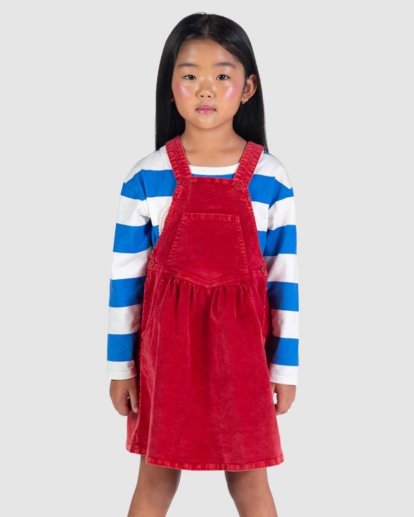 Rock Your Kid - Red Cord Dress   Kids - Dresses (Red Wash) Red Cord Dress - Kids