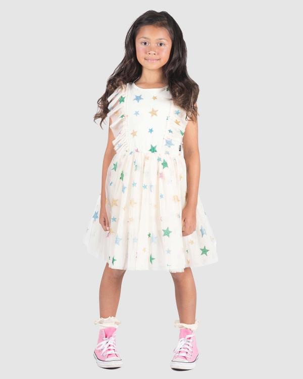 Rock Your Kid - Stars Tulle Dress   Kids - Printed Dresses (Multi) Stars Tulle Dress - Kids