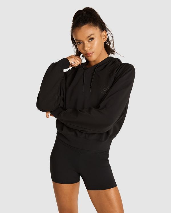 Rockwear - After Class Crop Hoodie - Tops (BLACK) After Class Crop Hoodie