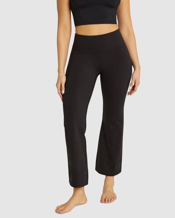 Rockwear - Ankle Grazer Yoga Pants - Pants (BLACK) Ankle Grazer Yoga Pants