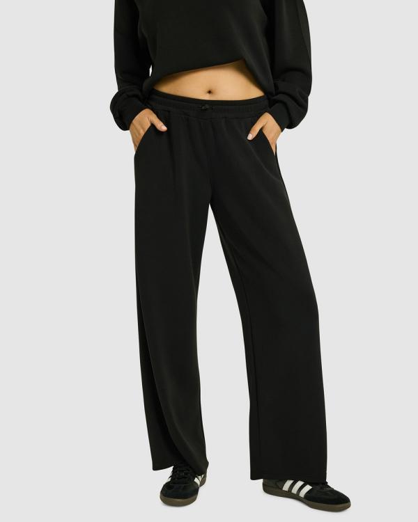 Rockwear - Travel Wide Leg Pants - Pants (BLACK) Travel Wide Leg Pants