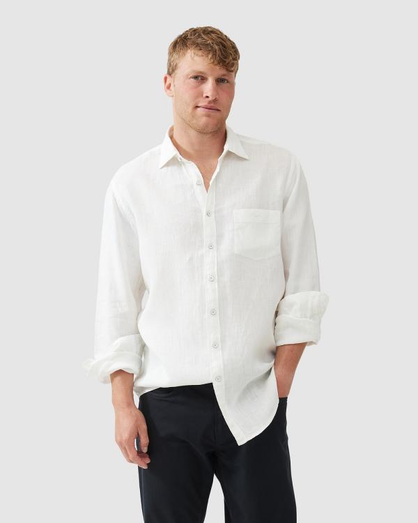 Rodd & Gunn - Cable Bay Shirt - Shirts & Polos (Snow) Cable Bay Shirt