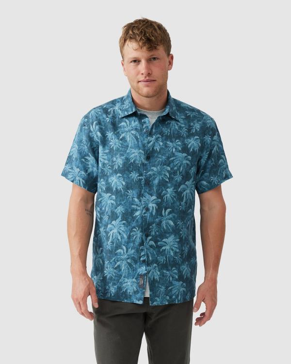 Rodd & Gunn - Destiny Bay Shirt - Shirts & Polos (Teal) Destiny Bay Shirt