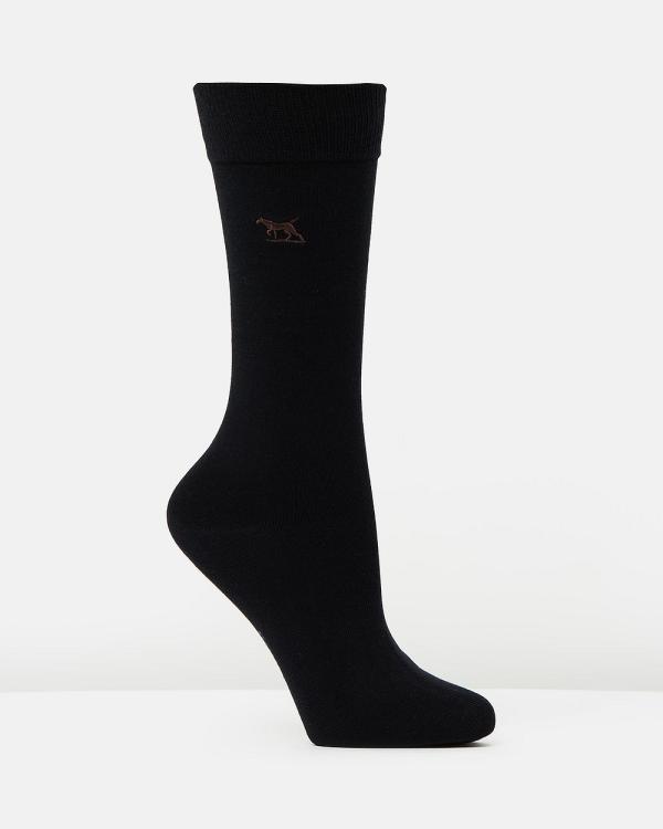 Rodd & Gunn - Dry Plains Three Pack Socks - Socks (Onyx) Dry Plains Three Pack Socks