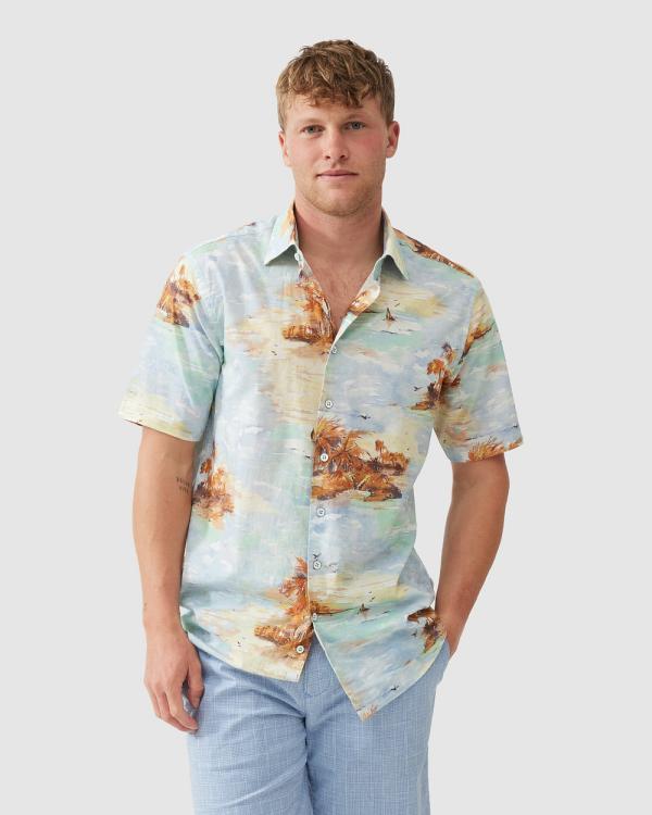 Rodd & Gunn - Victoria Avenue Shirt - Shirts & Polos (Ocean Breeze) Victoria Avenue Shirt