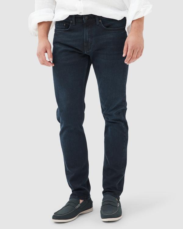 Rodd & Gunn - Weston Straight Italian Denim Short Leg - Jeans (Blue Black) Weston Straight Italian Denim Short Leg