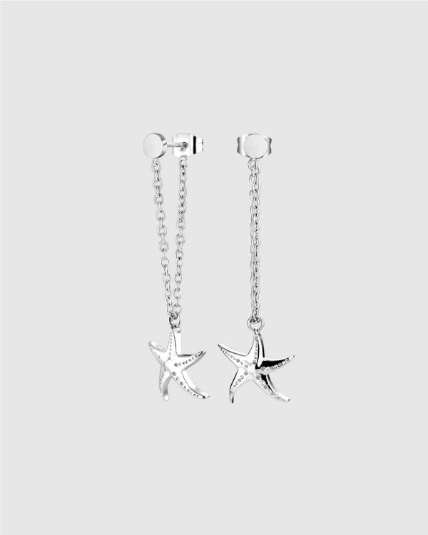 Rosefield - Seastar Silver Thread Earrings - Jewellery (Silver Tone) Seastar Silver Thread Earrings