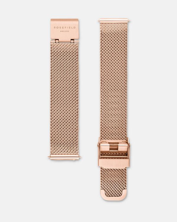 Rosefield - The Tribeca Strap   Rose Gold - Watches (Rose Gold) The Tribeca Strap - Rose Gold