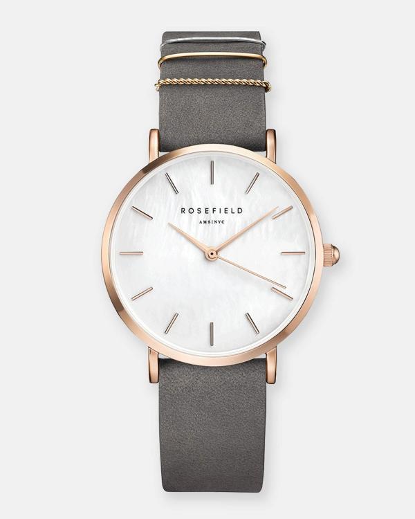 Rosefield - The West Village   Grey Band - Watches (Grey) The West Village - Grey Band