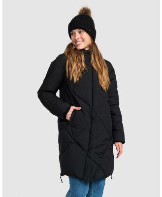Roxy - Abbie   Longline Winter Jacket For Women - Coats & Jackets (TRUE BLACK) Abbie   Longline Winter Jacket For Women