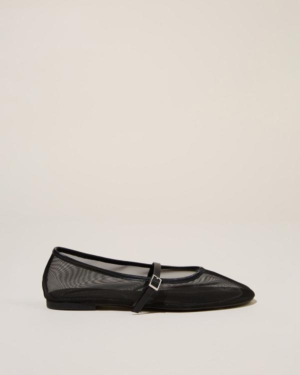 Rubi - Amy Fine Mary Jane Ballet - Flats (BLACK) Amy Fine Mary Jane Ballet