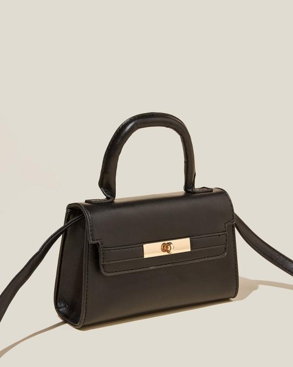 Rubi - Annie Mini Top Handle Bag Black - Handbags (BLACK) Annie Mini Top Handle Bag Black