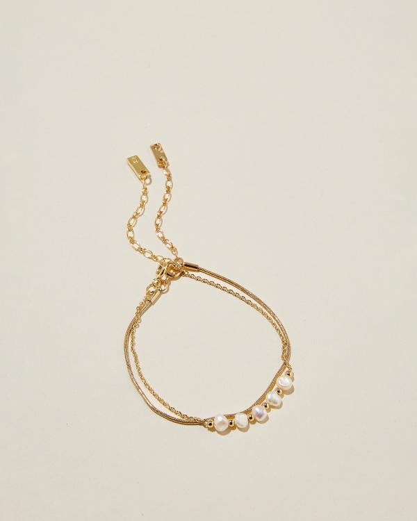 Rubi - Multipack Bracelet Gold - Jewellery (GOLD) Multipack Bracelet Gold