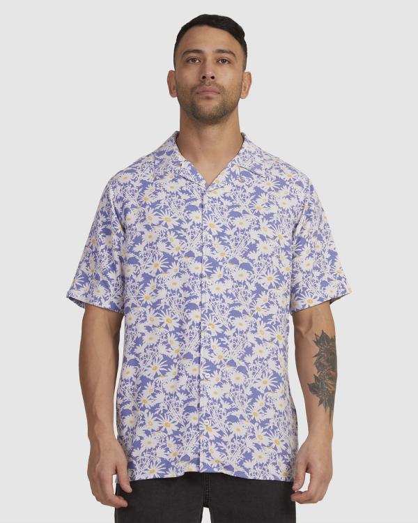 RVCA - Dais Floral Ss Shirt - Tops (COAST) Dais Floral Ss Shirt