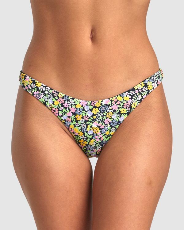 RVCA - Flower Field Ultra Skimpy Bikini Bottoms - Bikini Bottoms (MULTI) Flower Field Ultra Skimpy Bikini Bottoms