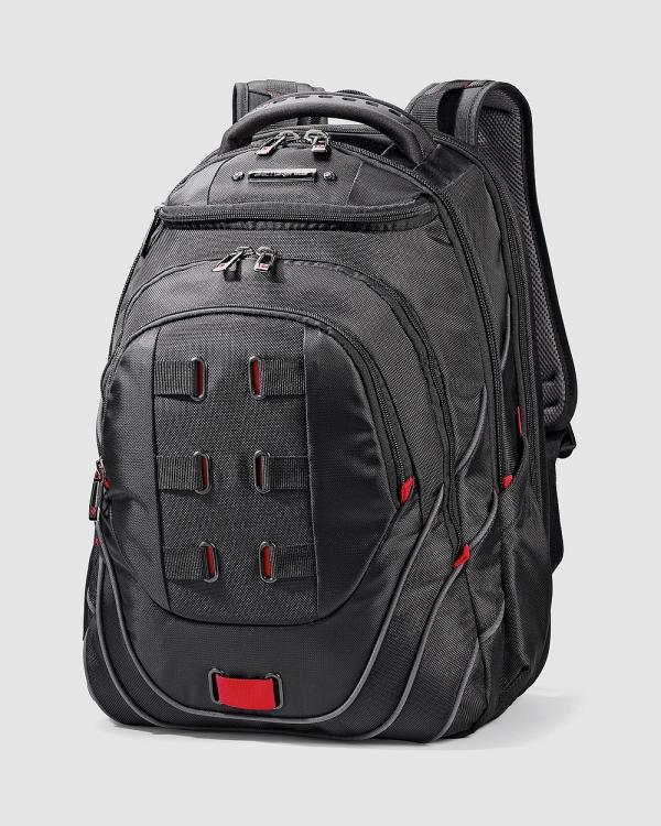 Samsonite - Leviathan 17.3 Laptop Backpack - Backpacks (Black & Red) Leviathan 17.3 Laptop Backpack