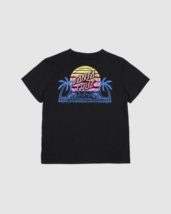 Santa Cruz - A Frame Relaxed Tee   Teens - T-Shirts & Singlets (Black) A Frame Relaxed Tee - Teens