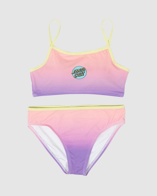 Santa Cruz - Other Dot Tie Dye Bikini   Teens - Bikini Set (Purple) Other Dot Tie Dye Bikini - Teens