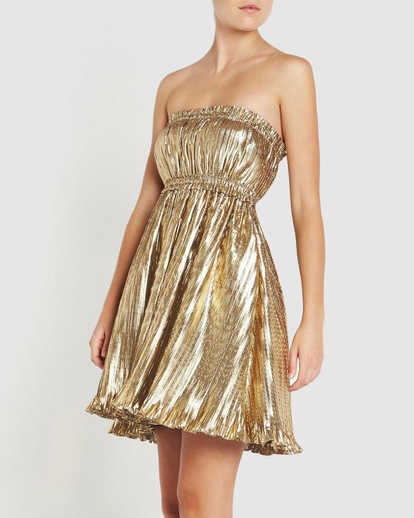 sass & bide - Atomic Gold Dress - Dresses (Gold) Atomic Gold Dress